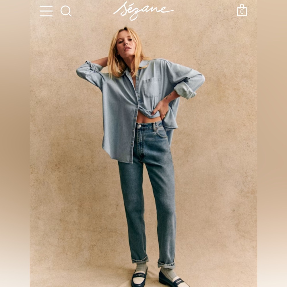 Sezane Max shirt size 36